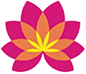 SAPNA in orange and red gradient letters with a lotus flower logo (logo)